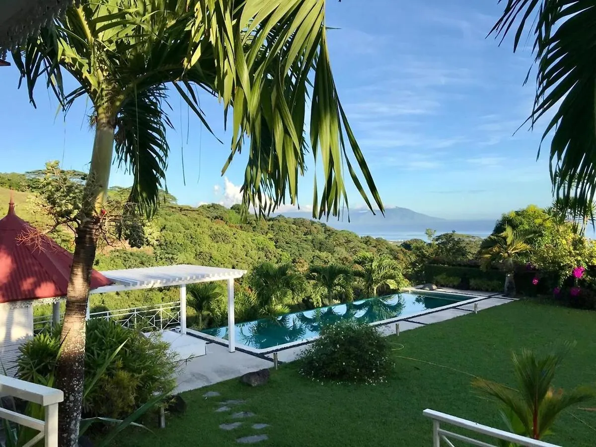 Villa Pamatai En Toute Intimite Avec Piscine Et Vue Imprenable Faaa Fransız Polonezyası